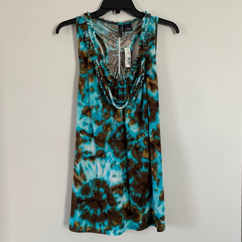 Turquoise Brown Tank